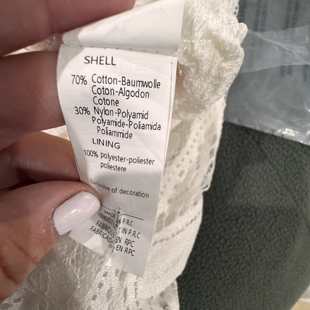 Cupshe white lace dress XL EUC super cute!!!!!! - Picture 9 of 12